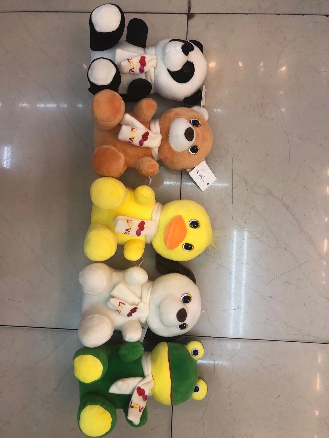 20cm小动物毛绒玩具