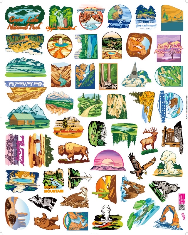 TIPETOYS National Geographic stickers are special paper gilding process stickers Application Scenario