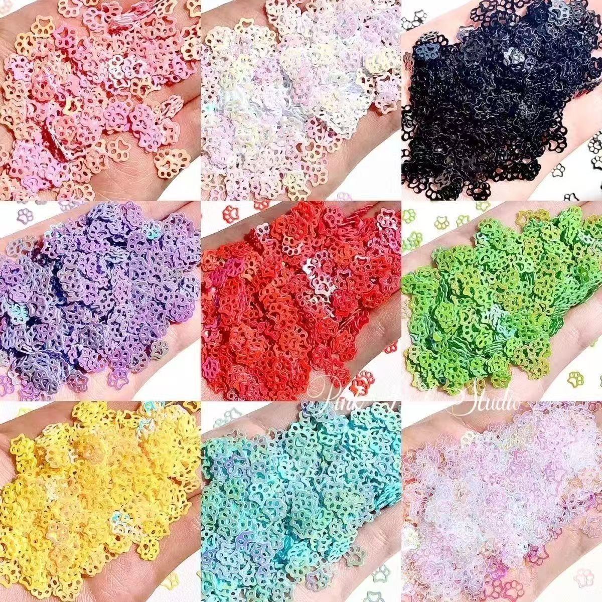 13mm贝壳亮片，饰品装饰配件，幼儿手工DIY配件，工艺装饰配件，各种diy配件产品图