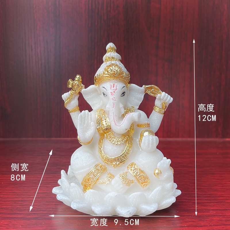 象神树脂摆件印度神像印度佛泰式东南亚佛像手工东南亚风 详情图2