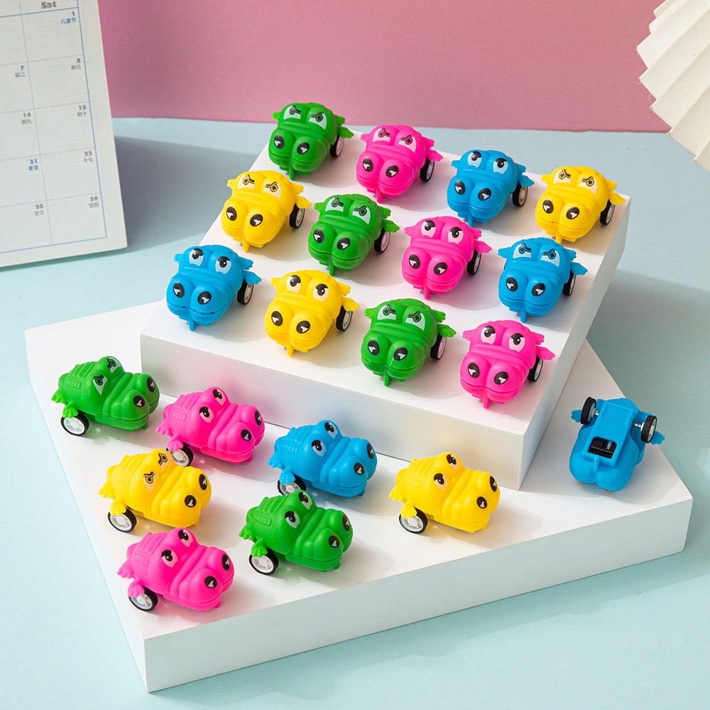Mini cartoon crocodile animals, Huili cars, educational toys for kindergarten boys and children, wholesale on the street details Picture
