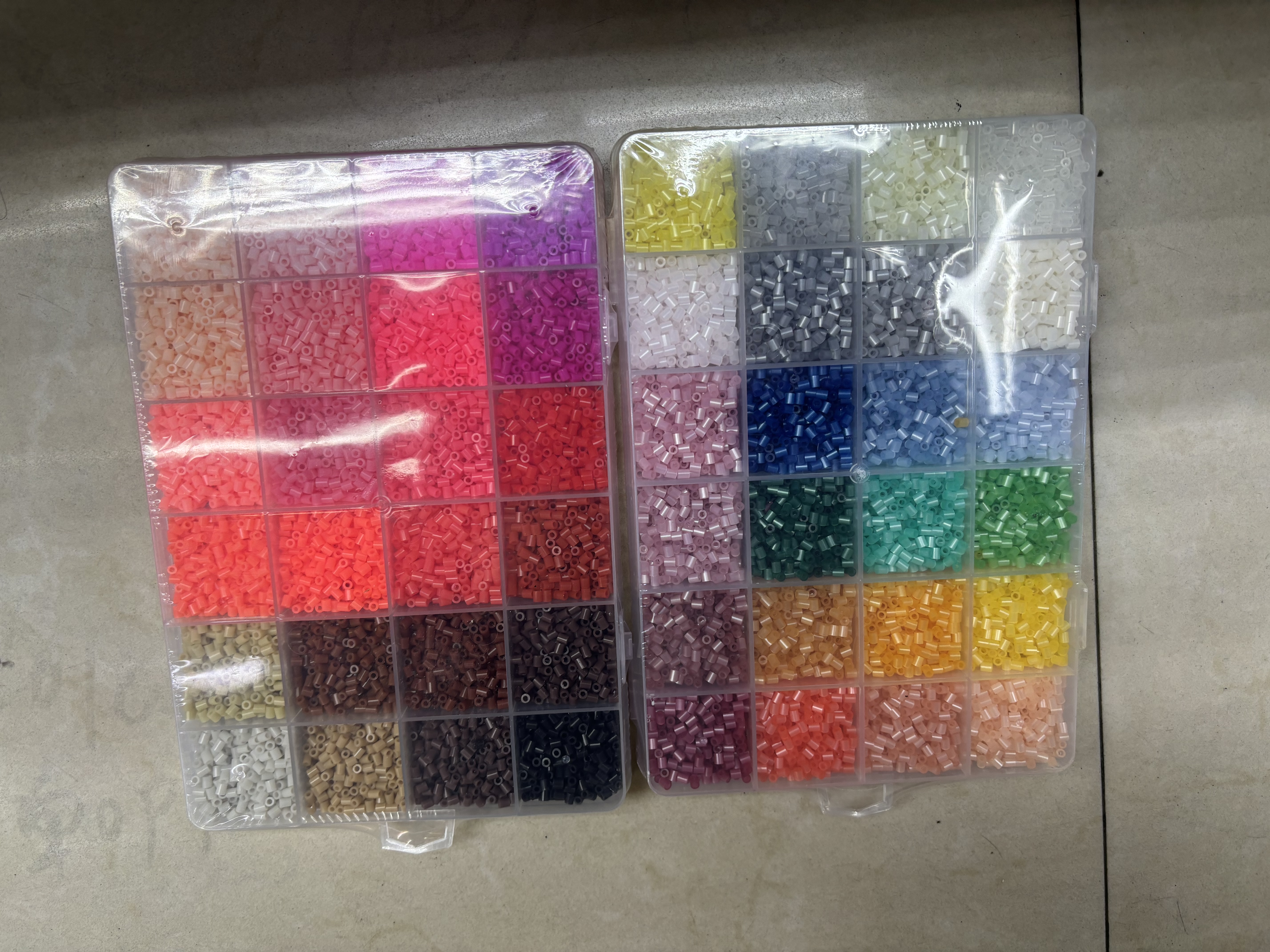 拼拼豆豆手工diy套装3d立体拼豆融合豆女男孩儿童益智6岁拼图玩具产品图