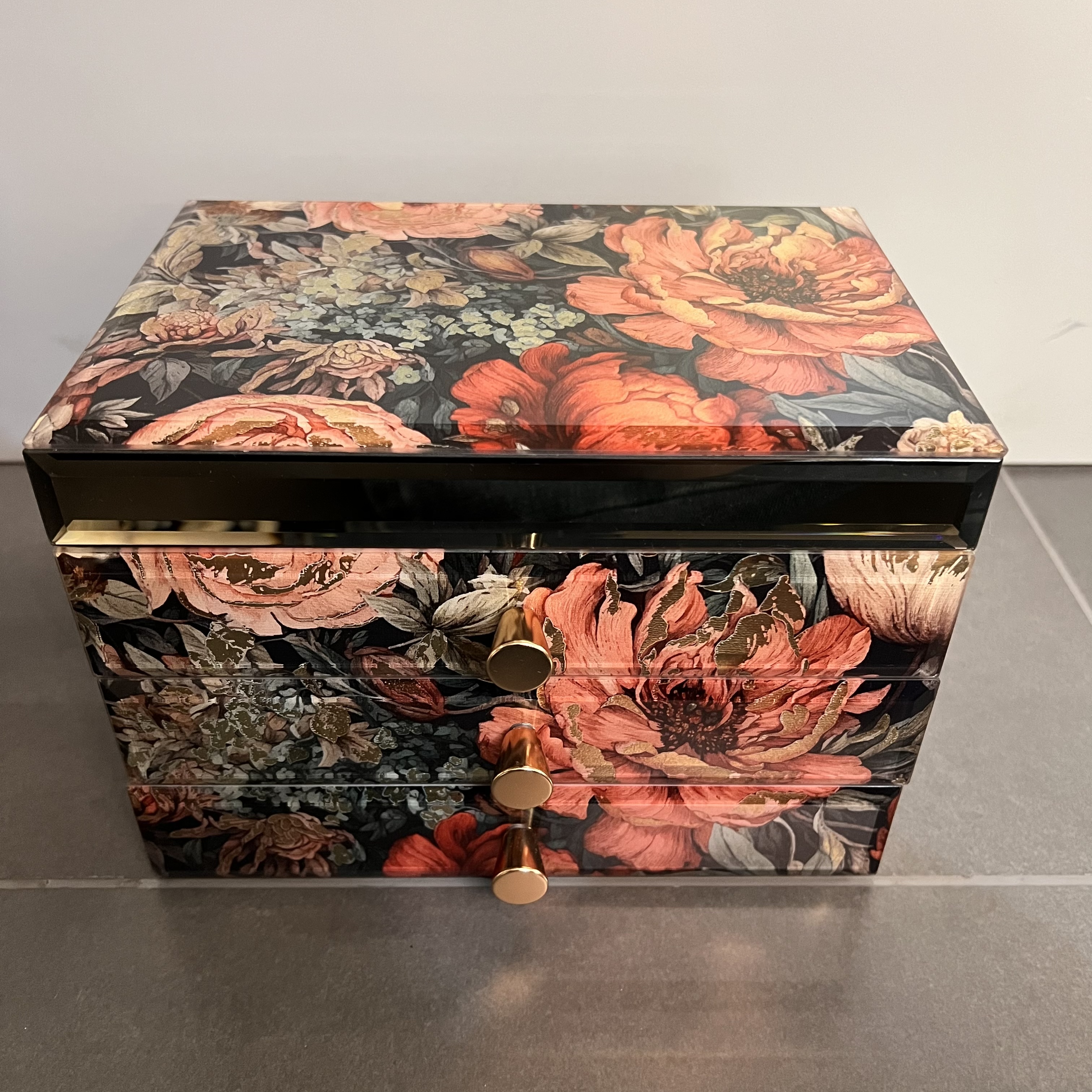 首饰盒大容量珠宝黄金手饰品多层收纳盒轻奢高档