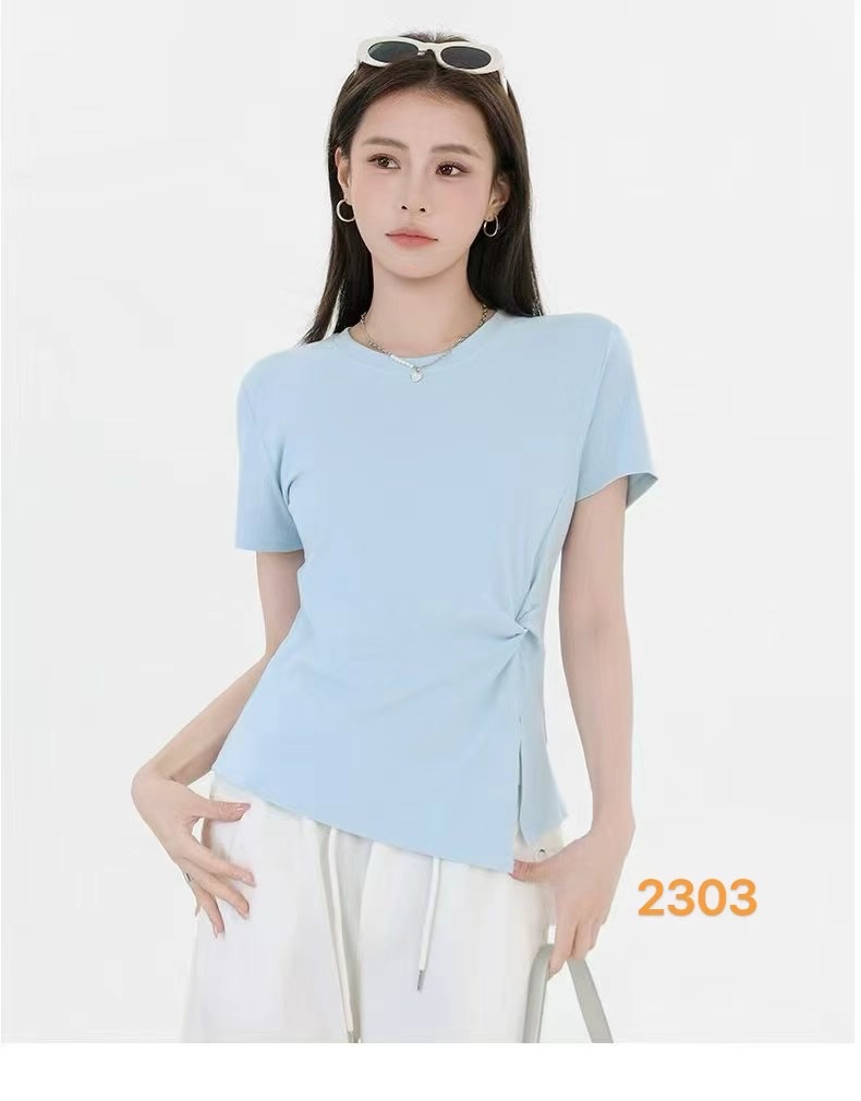 清爽短袖衫 透气吸汗休闲女式日常穿搭女式休闲，产品图