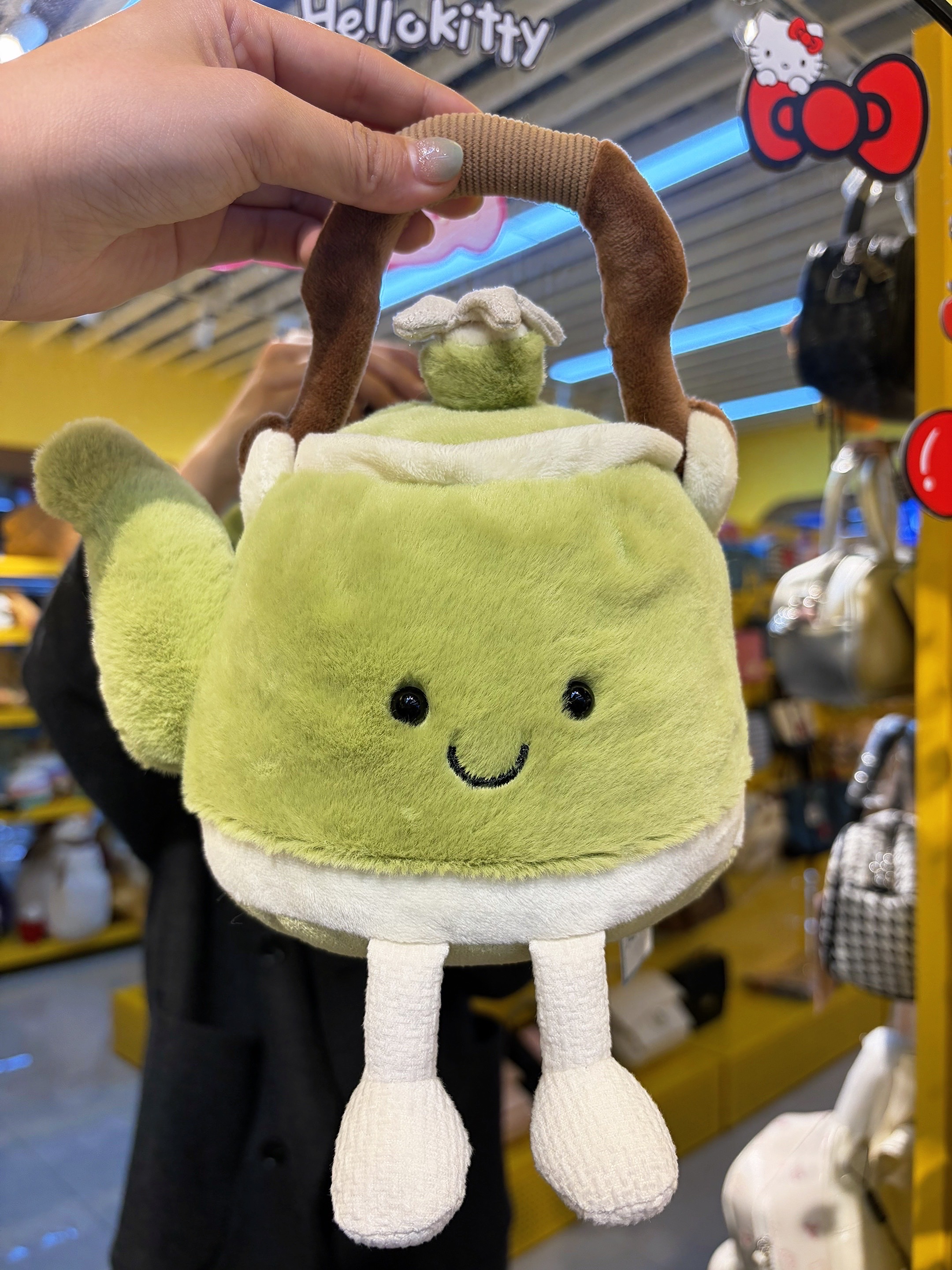 趣味青芽茶壶毛绒玩具可爱娃娃公仔安抚玩偶新年女生礼物新品