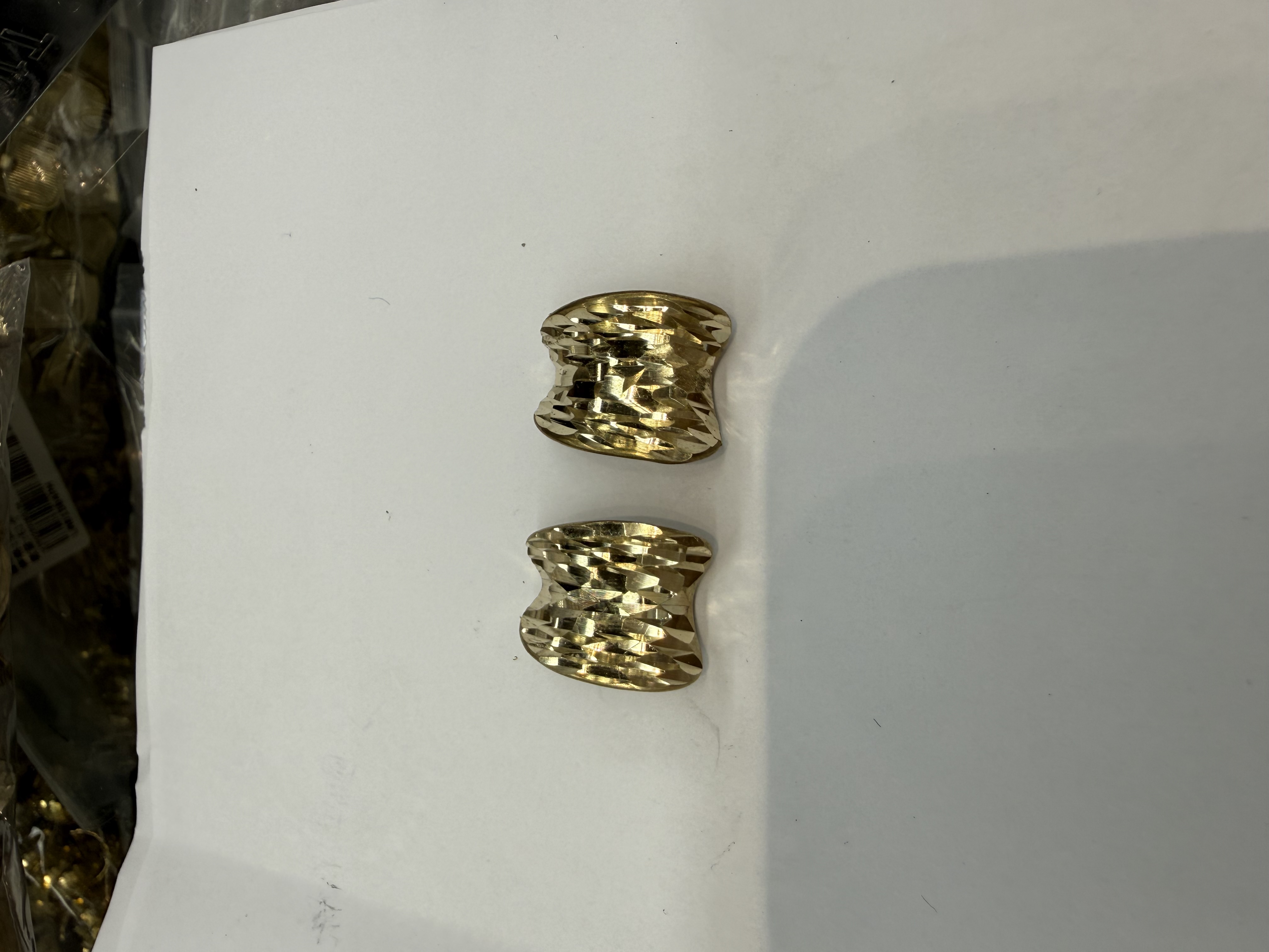 耳饰   弧面树叶形手工批花