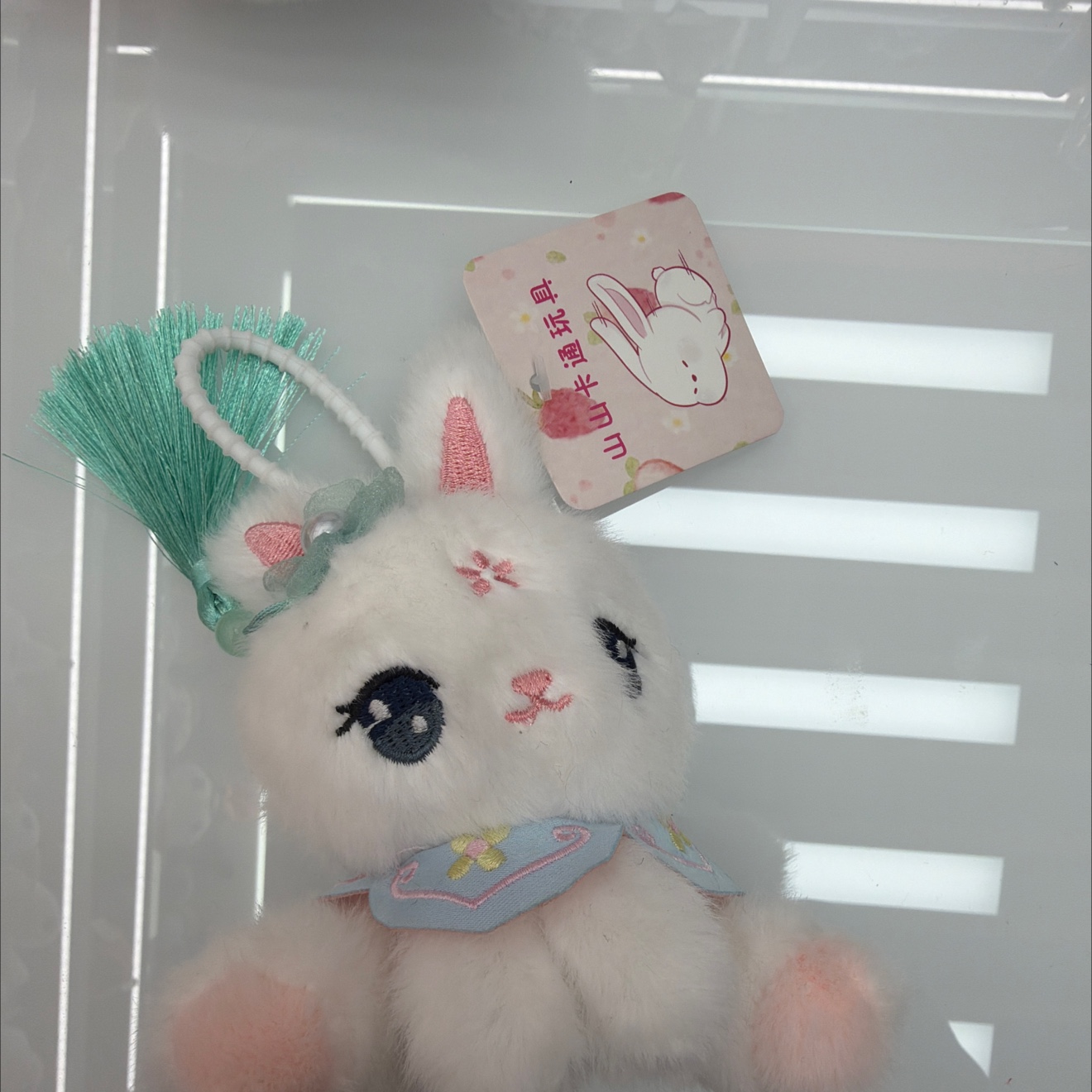 可爱生肖兔兔毛绒挂件钥匙扣公仔挂件可爱挂件小物装饰品毛绒挂件毛绒细节图