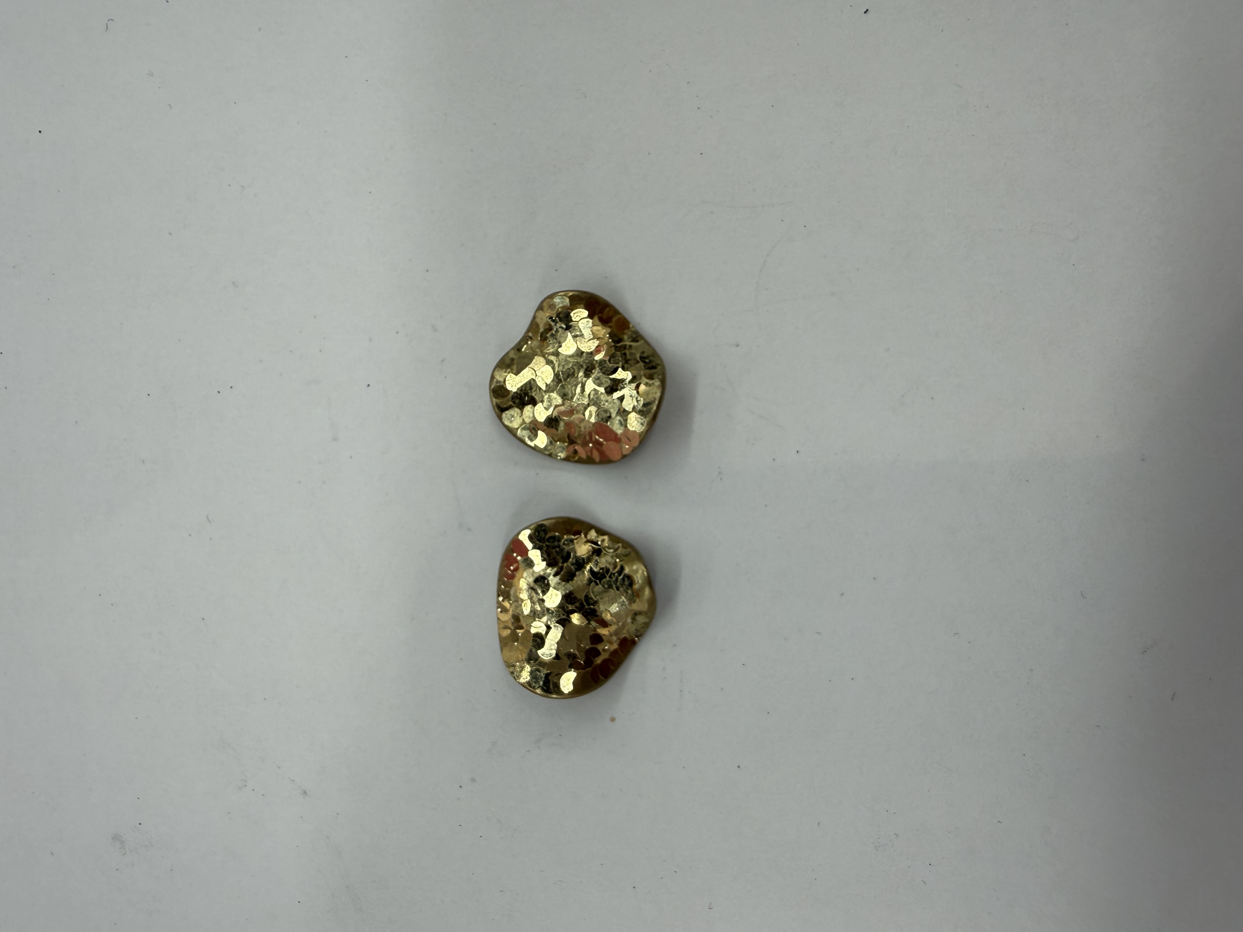 耳饰  波浪圆片批碎碎冰 