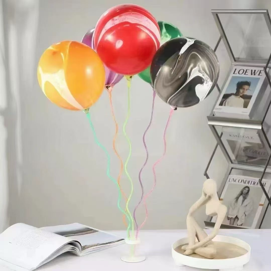 创意造型气球支架桌飘气球配件派对用品生日用品生日气球玩具铝膜生日气球玩具