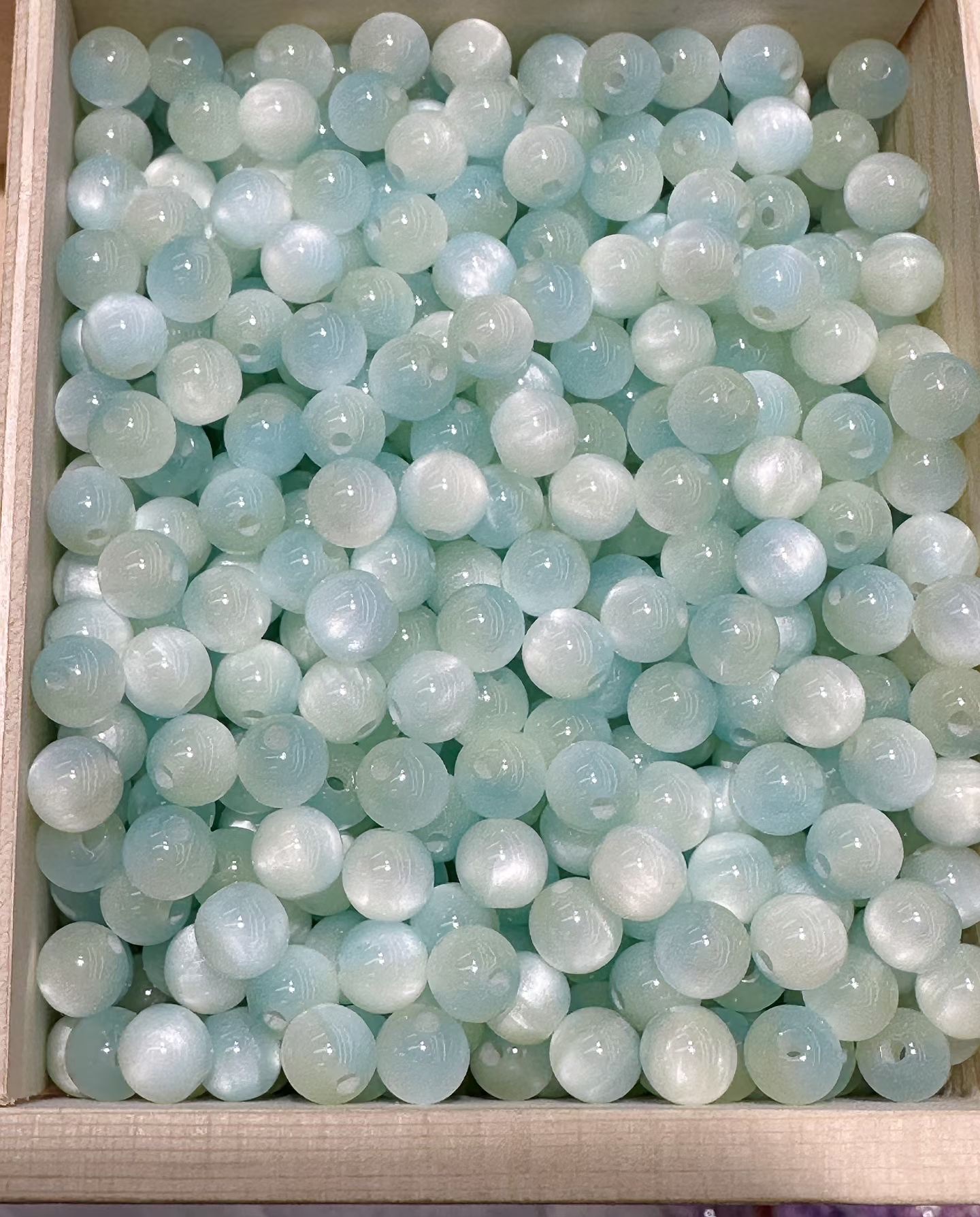 手机链/树脂珠新款全8-16mm树脂圆珠散珠梦幻海流珠圆珠串珠手工DIY配件配饰细节图