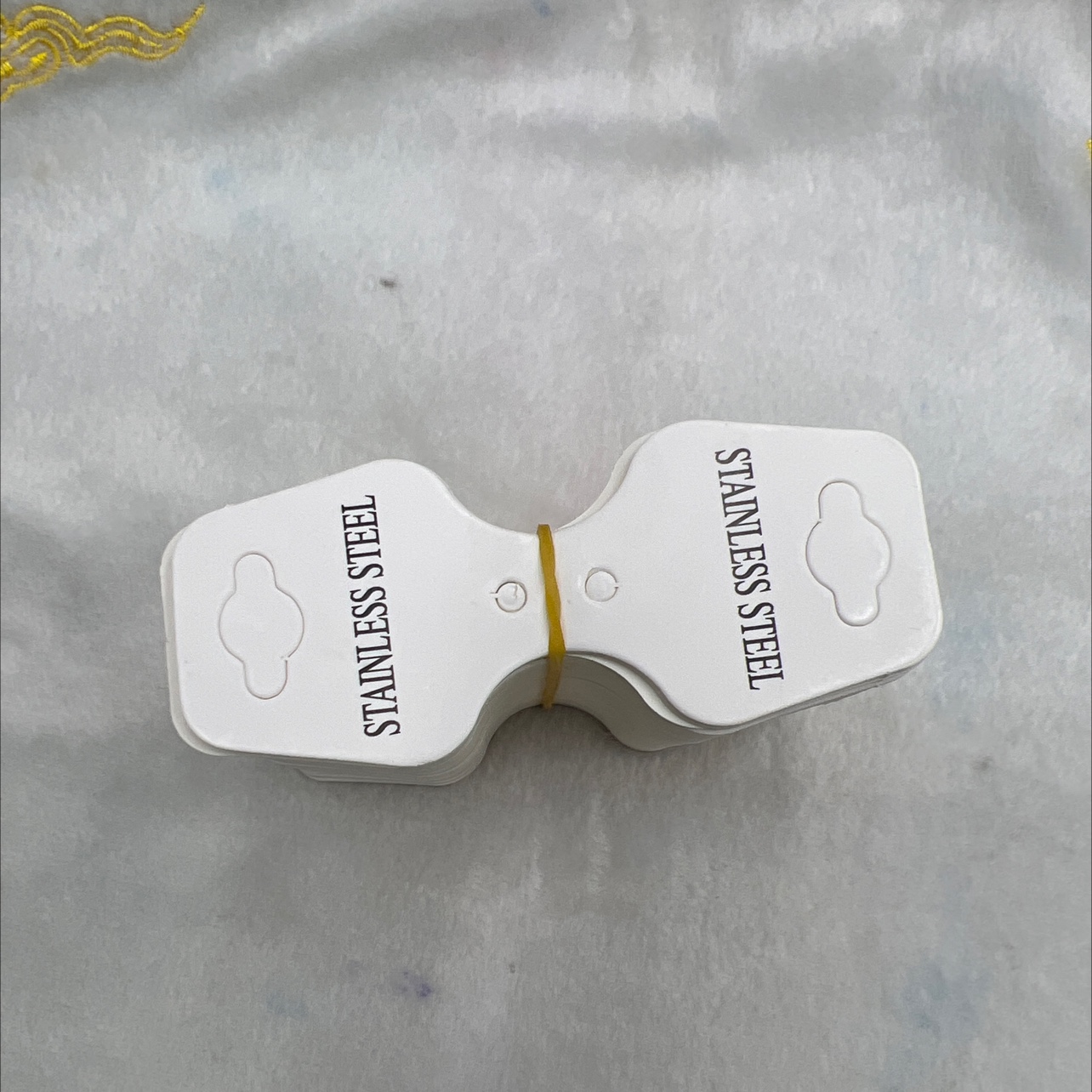 项链折叠卡片,白，流行饰品字样产品图