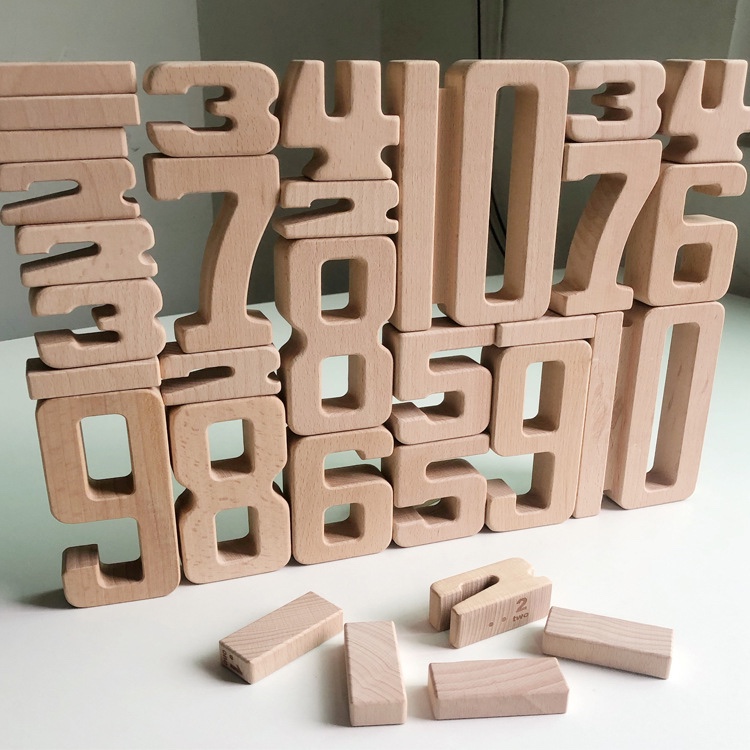 Wooden fun color-guessing tabletop memory game toys, early education building blocks, fun matching thinking training toys Specification image