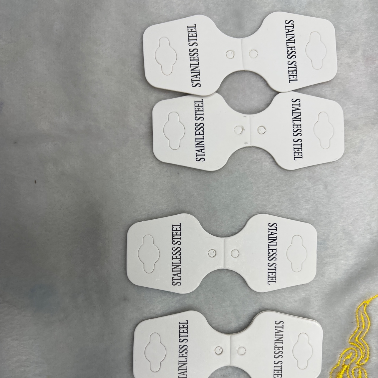 项链折叠卡片,白，流行饰品字样详情图2