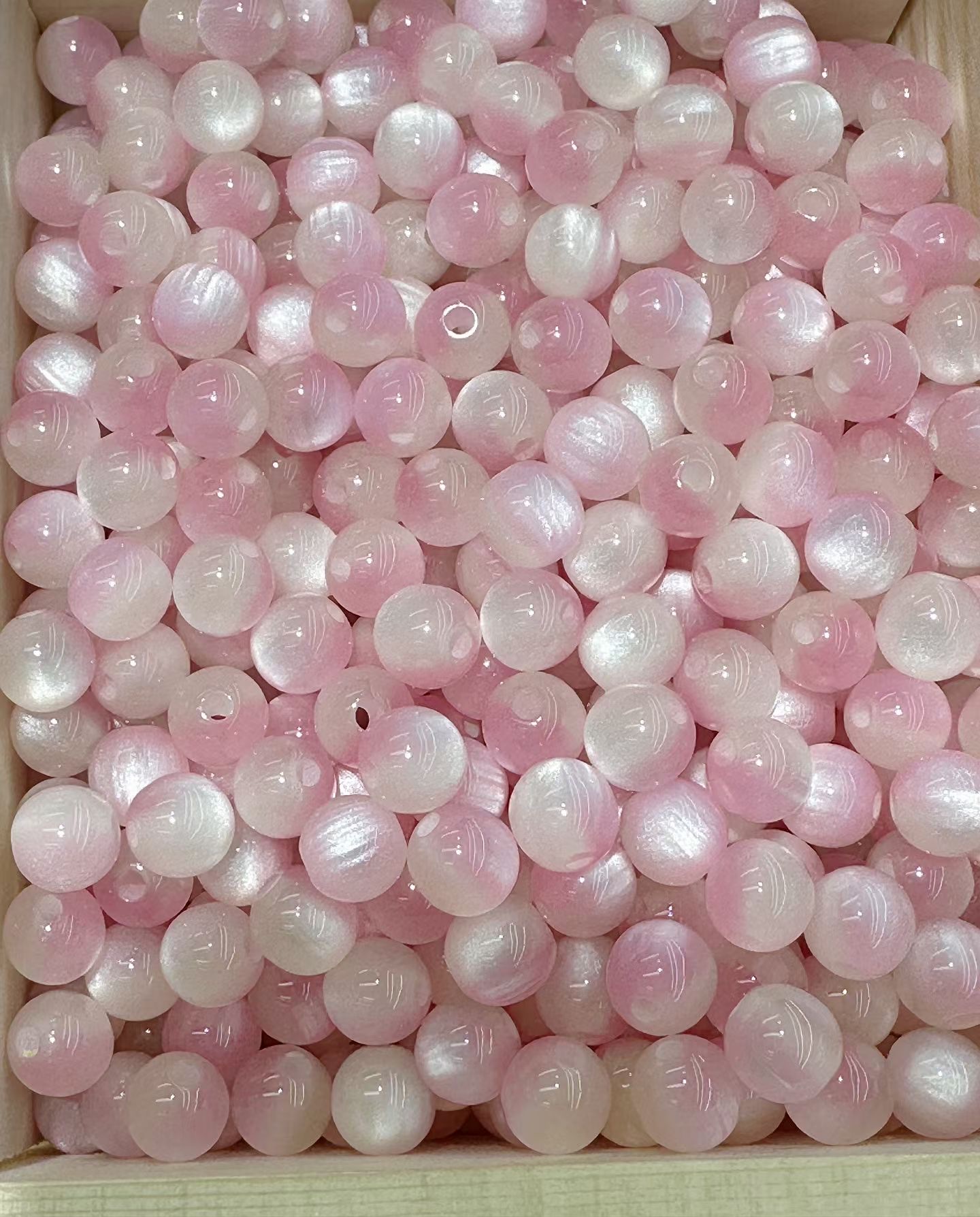 手机链/树脂珠新款全8-16mm树脂圆珠散珠梦幻海流珠圆珠串珠手工DIY配件配饰