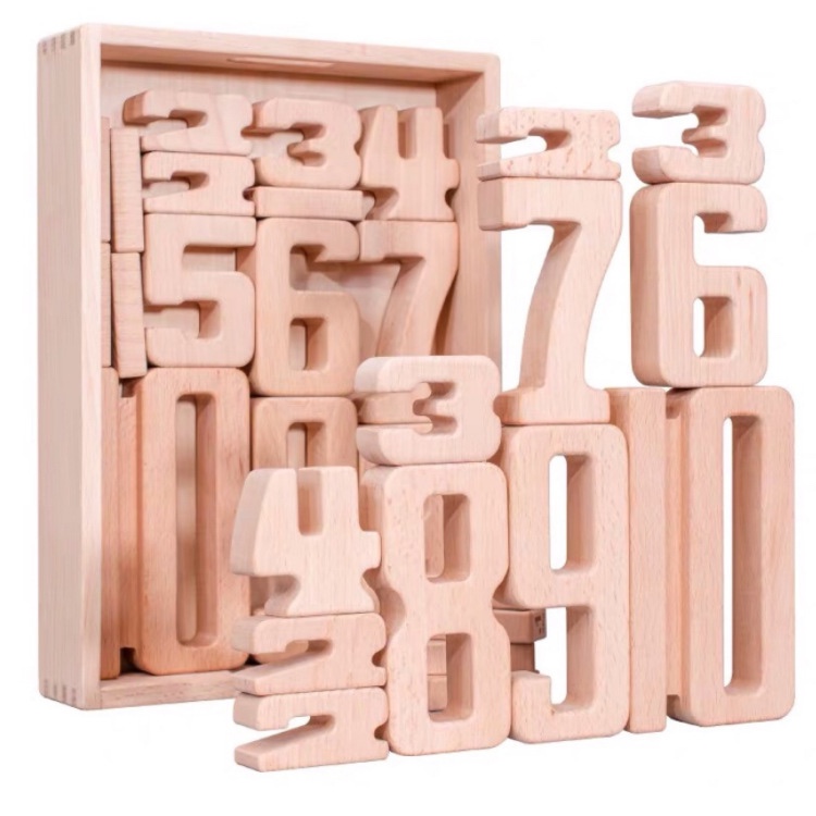 Wooden fun color-guessing tabletop memory game toys, early education building blocks, fun matching thinking training toys details Picture