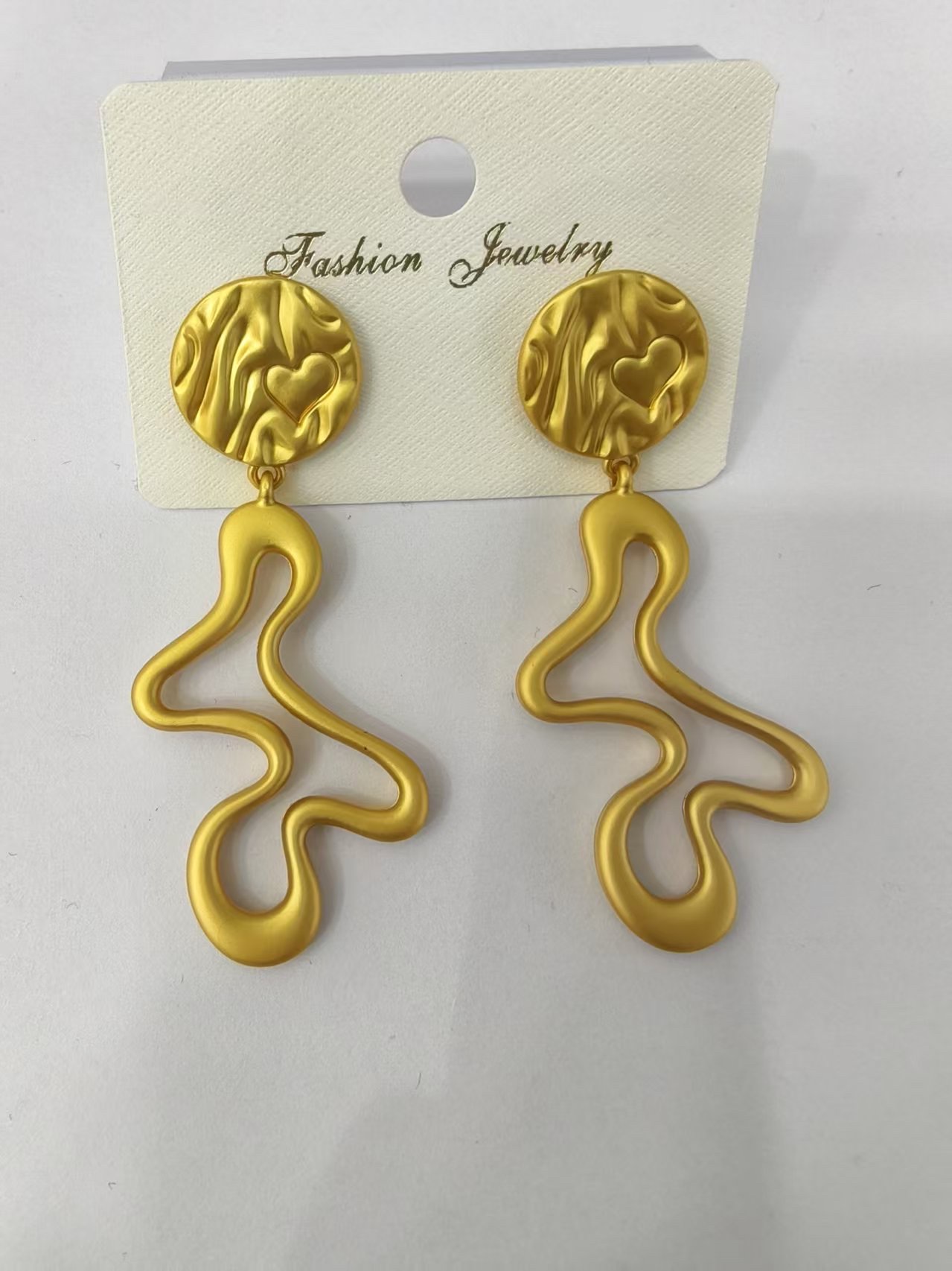 「轻奢几何系列」哑光金质感耳环套装——不规则水滴/扭结/C型珠圈/层叠设计，百搭通勤#耳钉#饰品#四爪耳钉#ccb详情图8