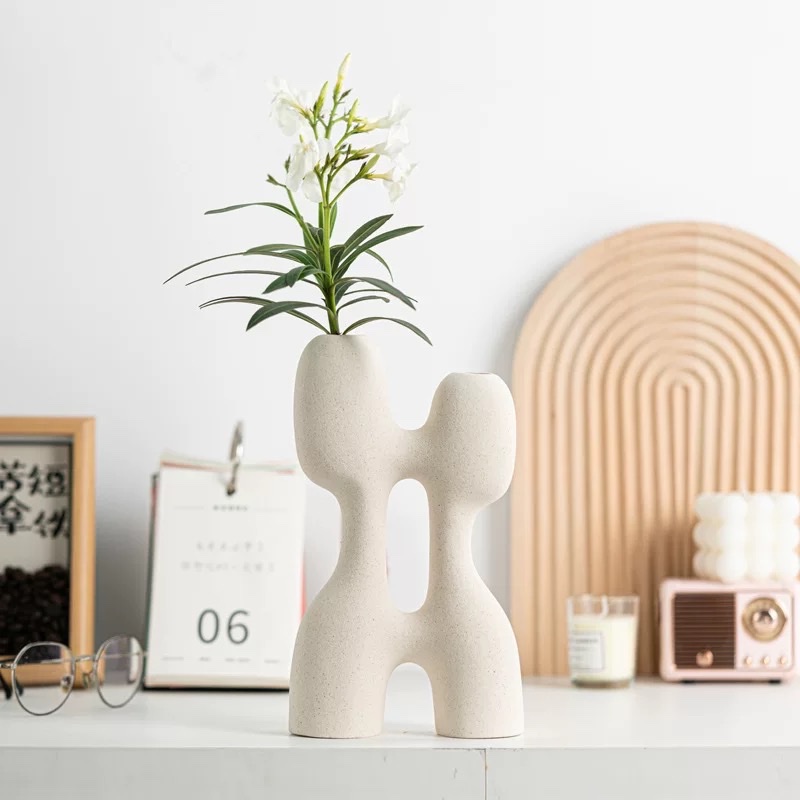 陶瓷/陶瓷花/陶瓷装饰工艺品/陶瓷花瓶/中东陶瓷香炉细节图