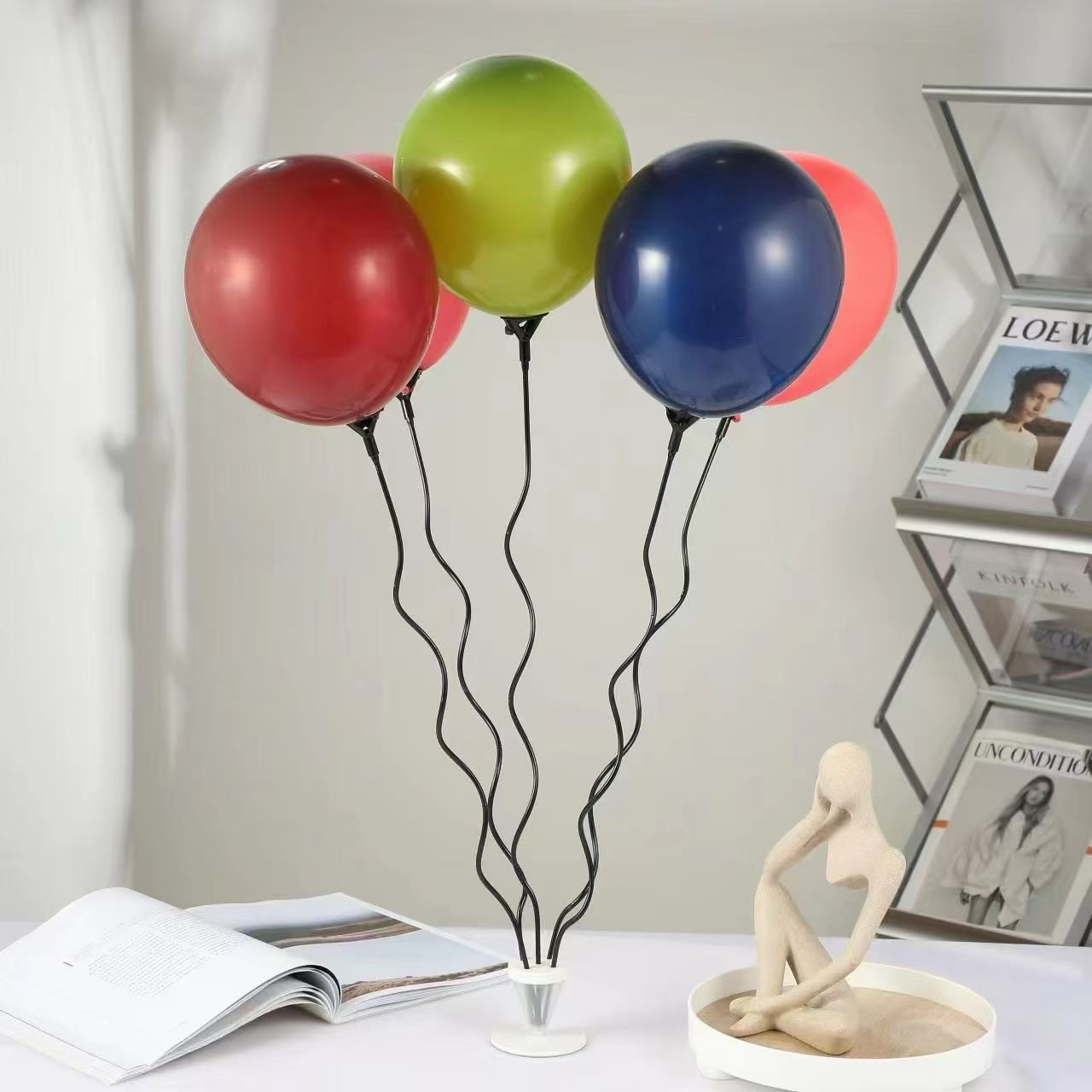 创意造型气球支架桌飘气球配件派对用品生日用品生日气球玩具铝膜生日气球玩具详情图6