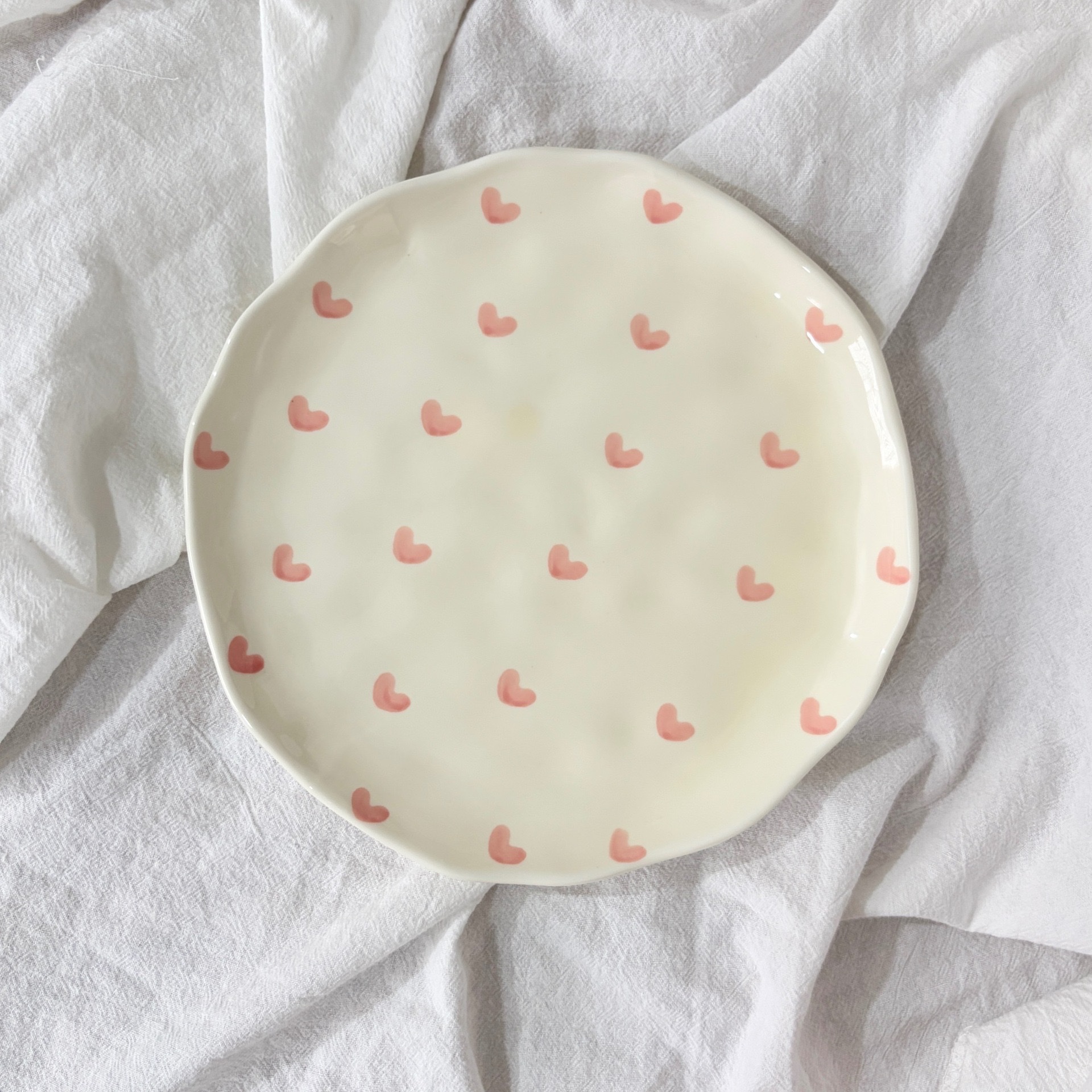 日式手绘碗盘陶瓷餐具可爱厨房用具餐具细节图