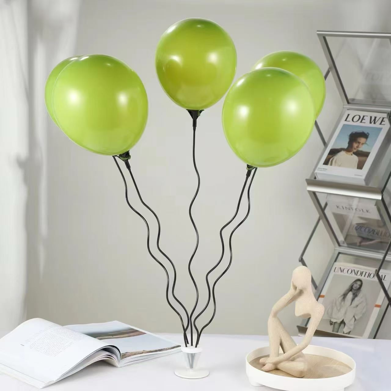 创意造型气球支架桌飘气球配件派对用品生日用品生日气球玩具铝膜生日气球玩具详情图7