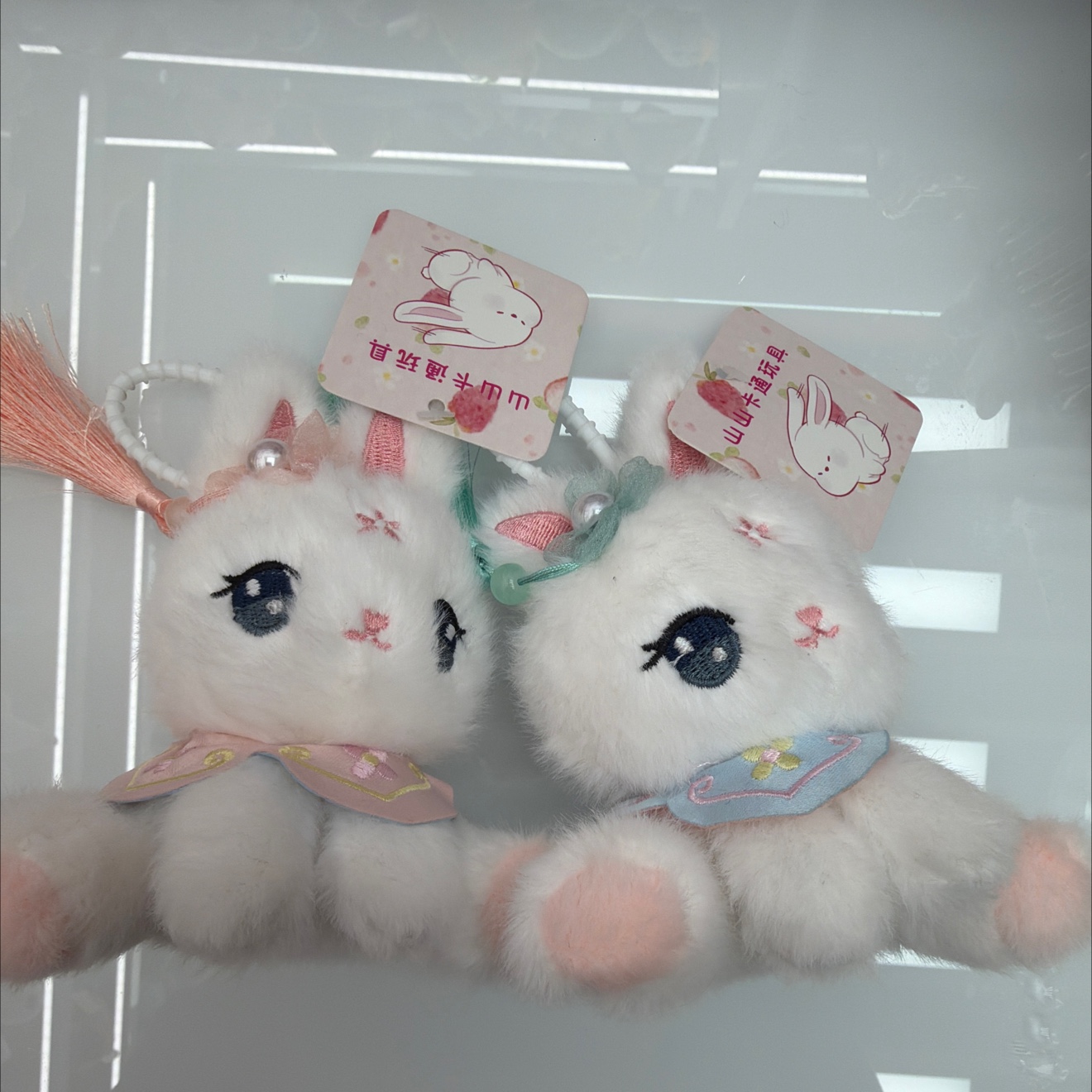 可爱生肖兔兔毛绒挂件钥匙扣公仔挂件可爱挂件小物装饰品毛绒挂件毛绒