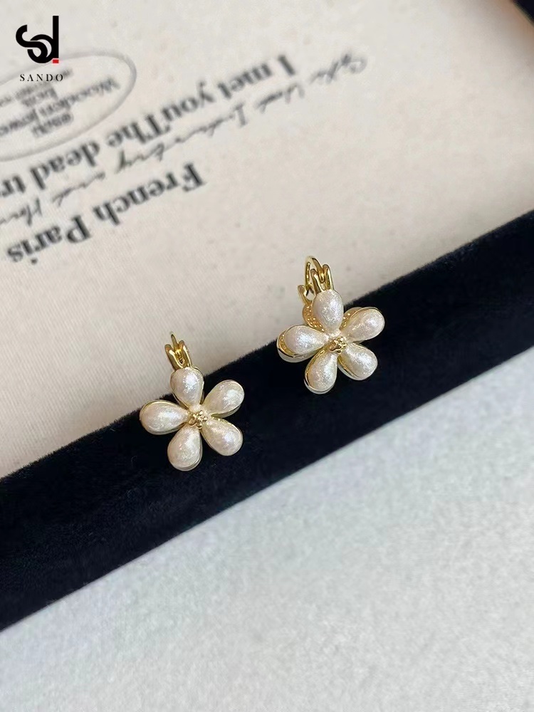 米珠耳环耳饰女款时尚耳夹简约精致饰品