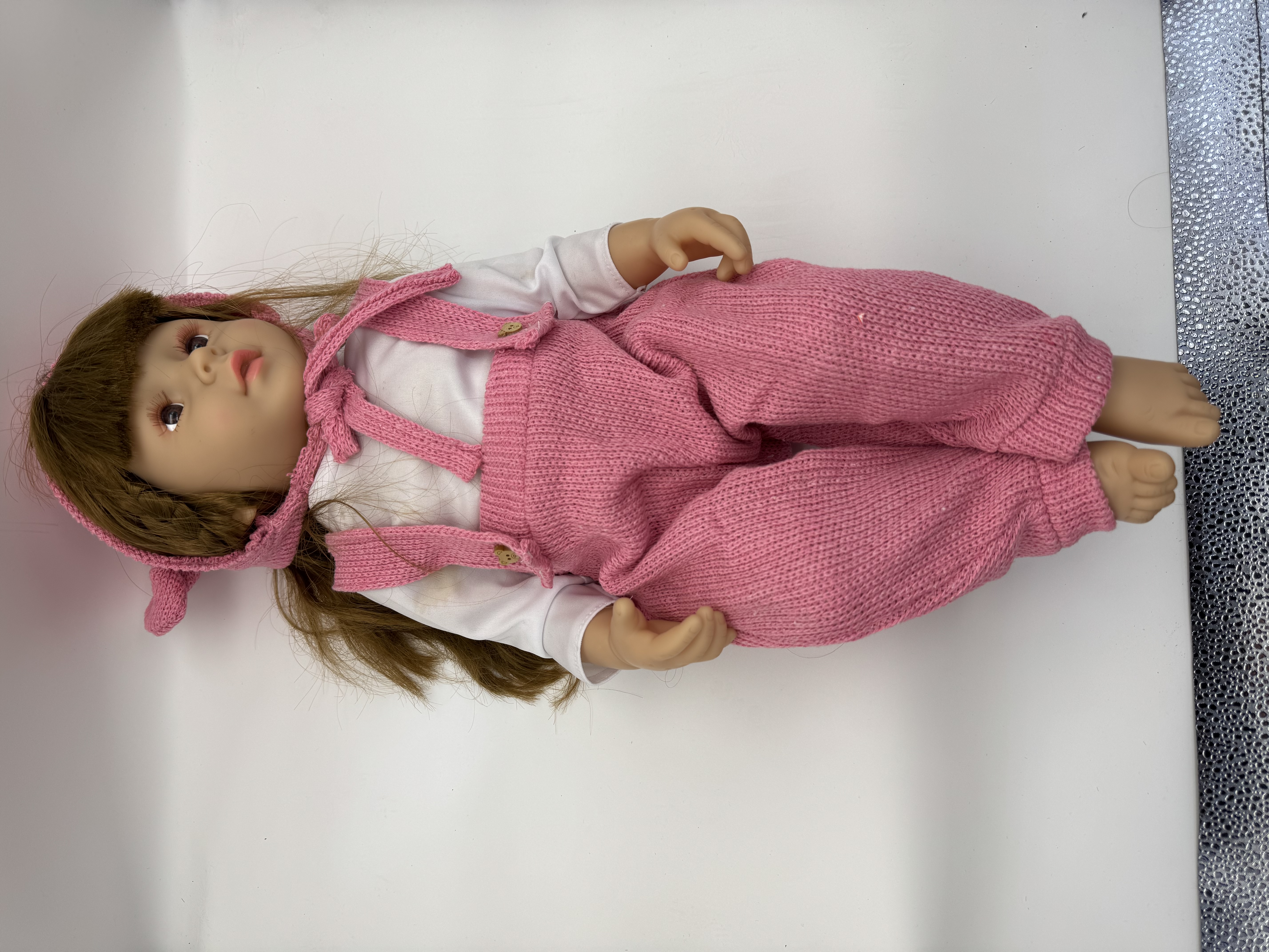 搪胶娃娃55公分白底实物图