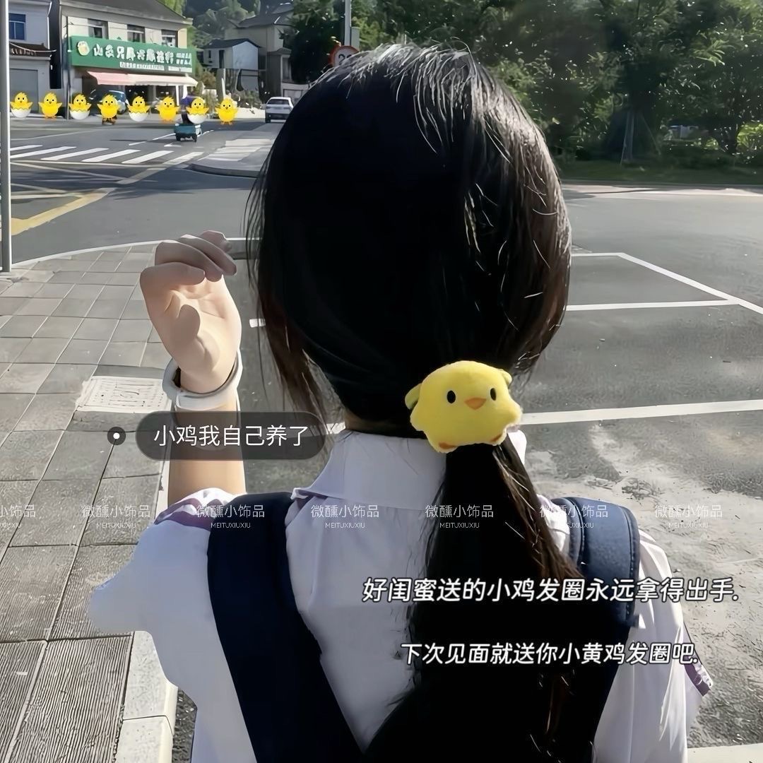 大肠发圈整盒电话线皮筋发饰女款时尚百搭简约风饰品发圈大肠发圈整盒电话线皮筋发饰
