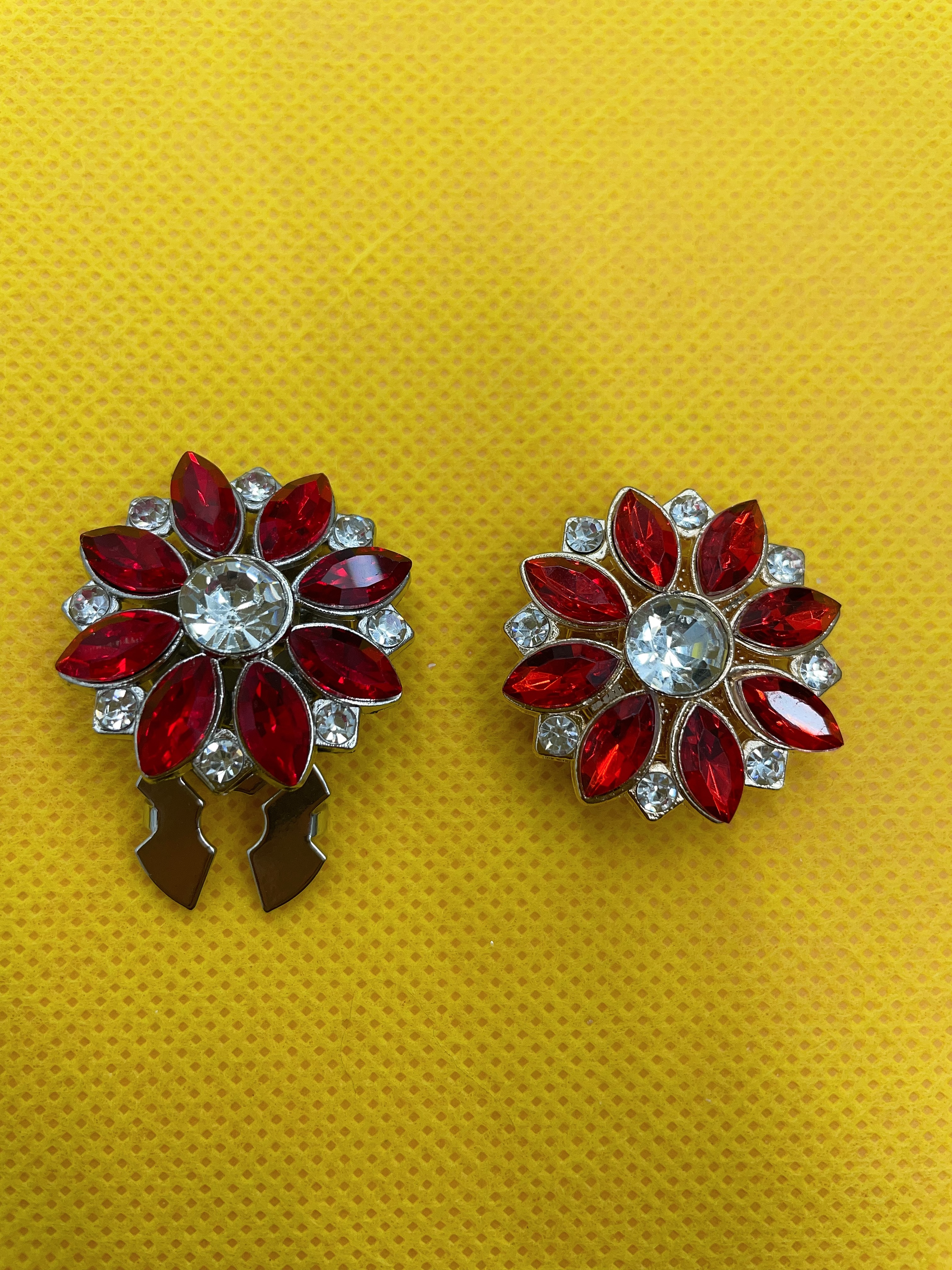 跨境热销电镀彩色水钻珍珠新款袖扣服饰纽扣饰品质感花衬衫形圆形扣子配件 服装辅料详情图2