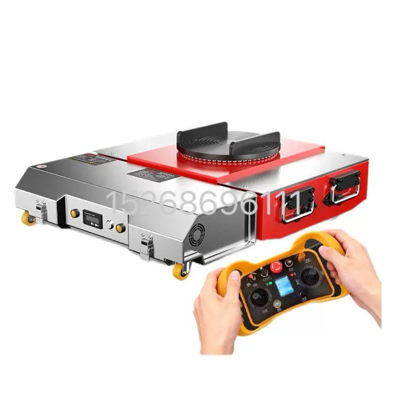 Remote-controlled electric tank transporter, universal rotating tank transporter, heavy equipment mobile tool transporter