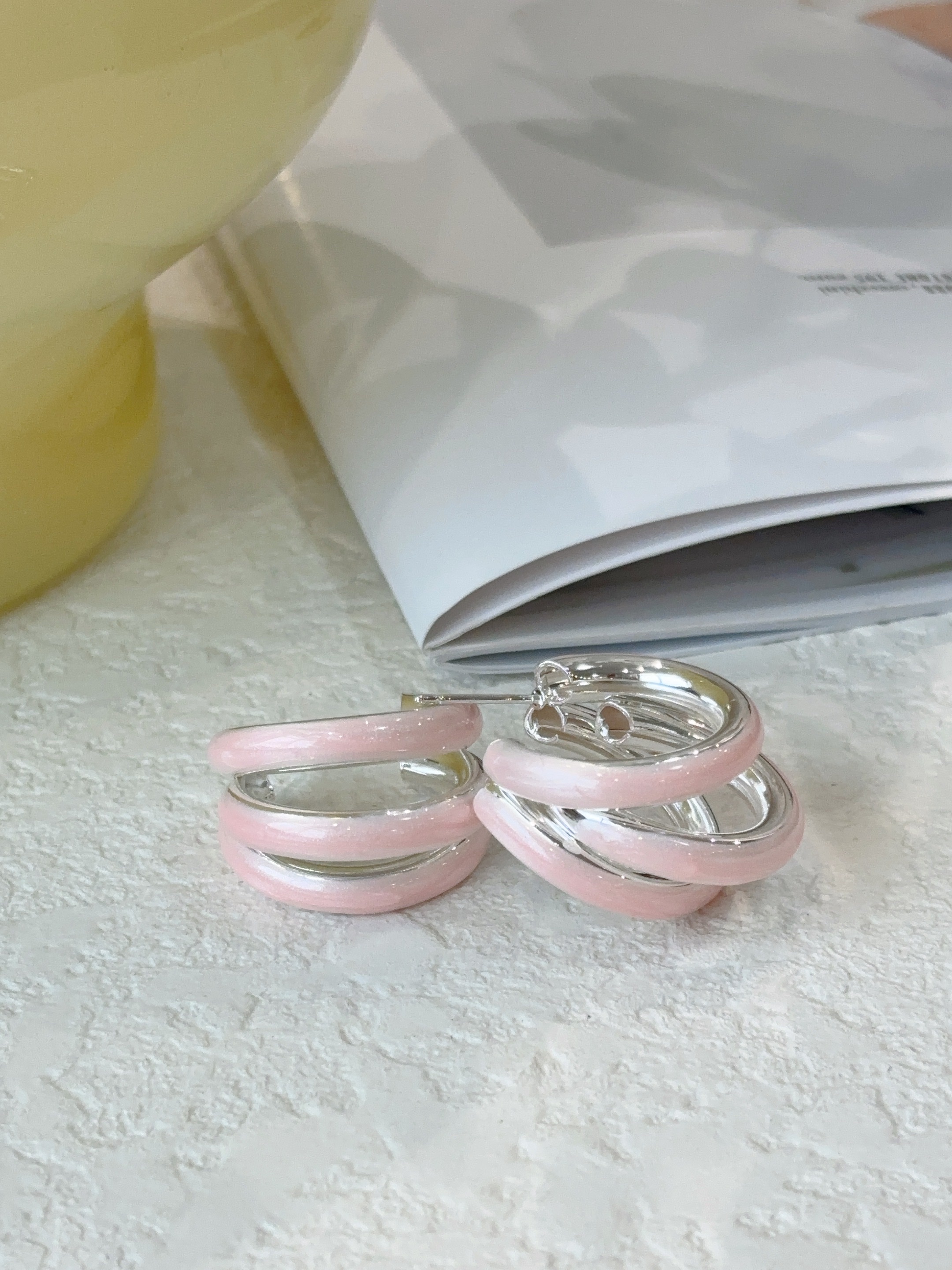 ccb四爪耳钉饰品打耳洞专用女款简约时尚小众设计详情图6