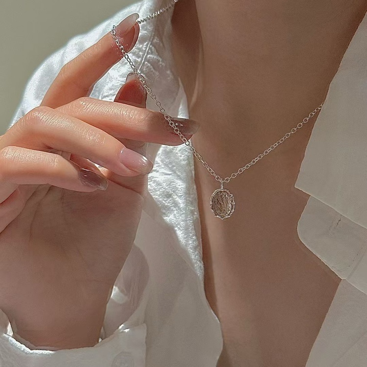 925纯银锁骨链小众轻奢颈饰品银链锁骨链时尚