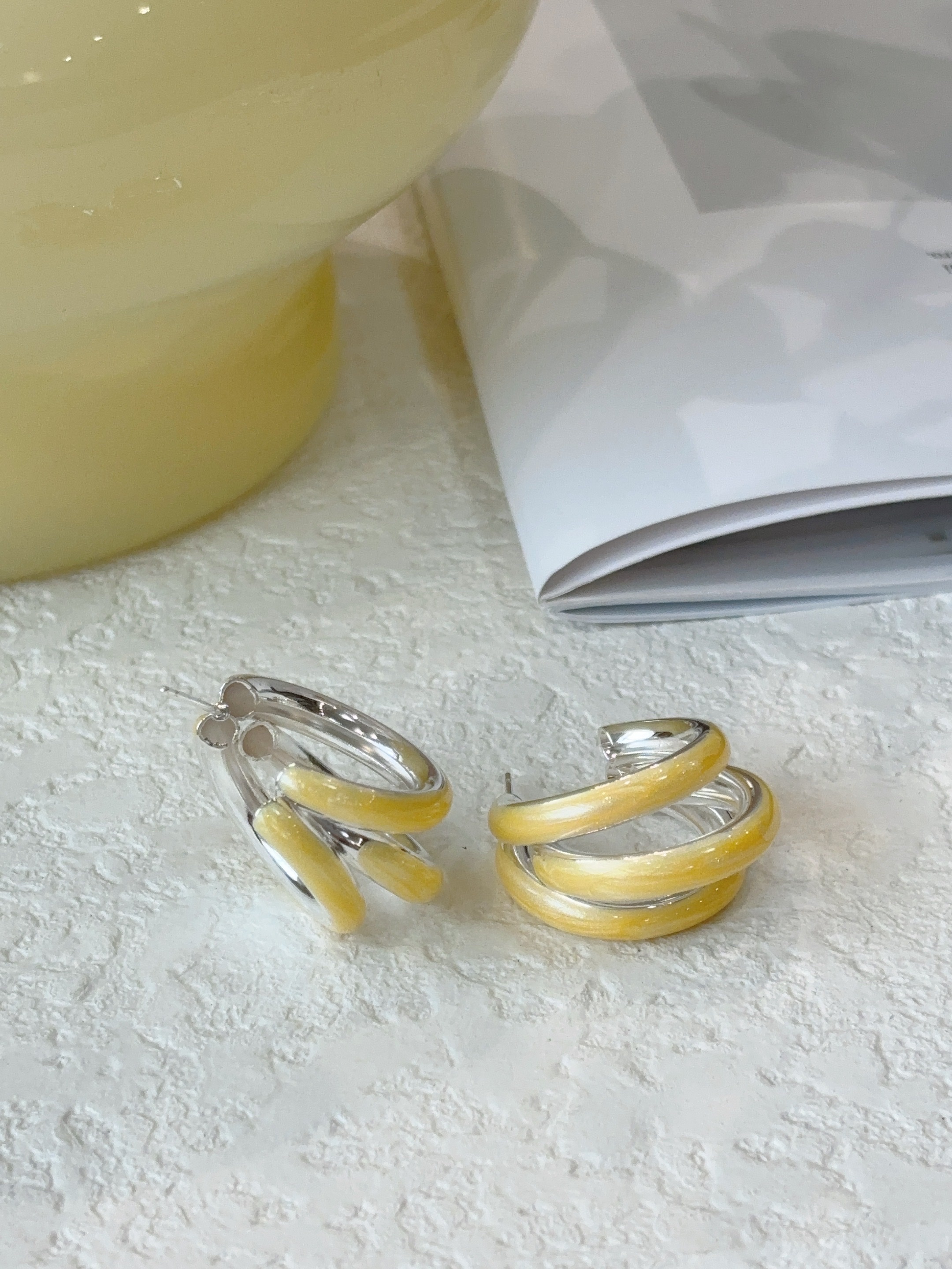 ccb四爪耳钉饰品打耳洞专用女款简约时尚小众设计详情图7