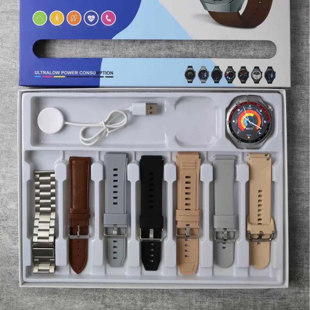 The C80pro smartwatch is equipped with payment functions, encoders, and is recognized both domestically and internationally. It features a 1.52-inch large screen for heart rate, blood pressure, and blood oxygen monitoring and analysis, Bluetooth music, step counting for exercise, sleep recording, remote control for taking photos, and prolonged sitting