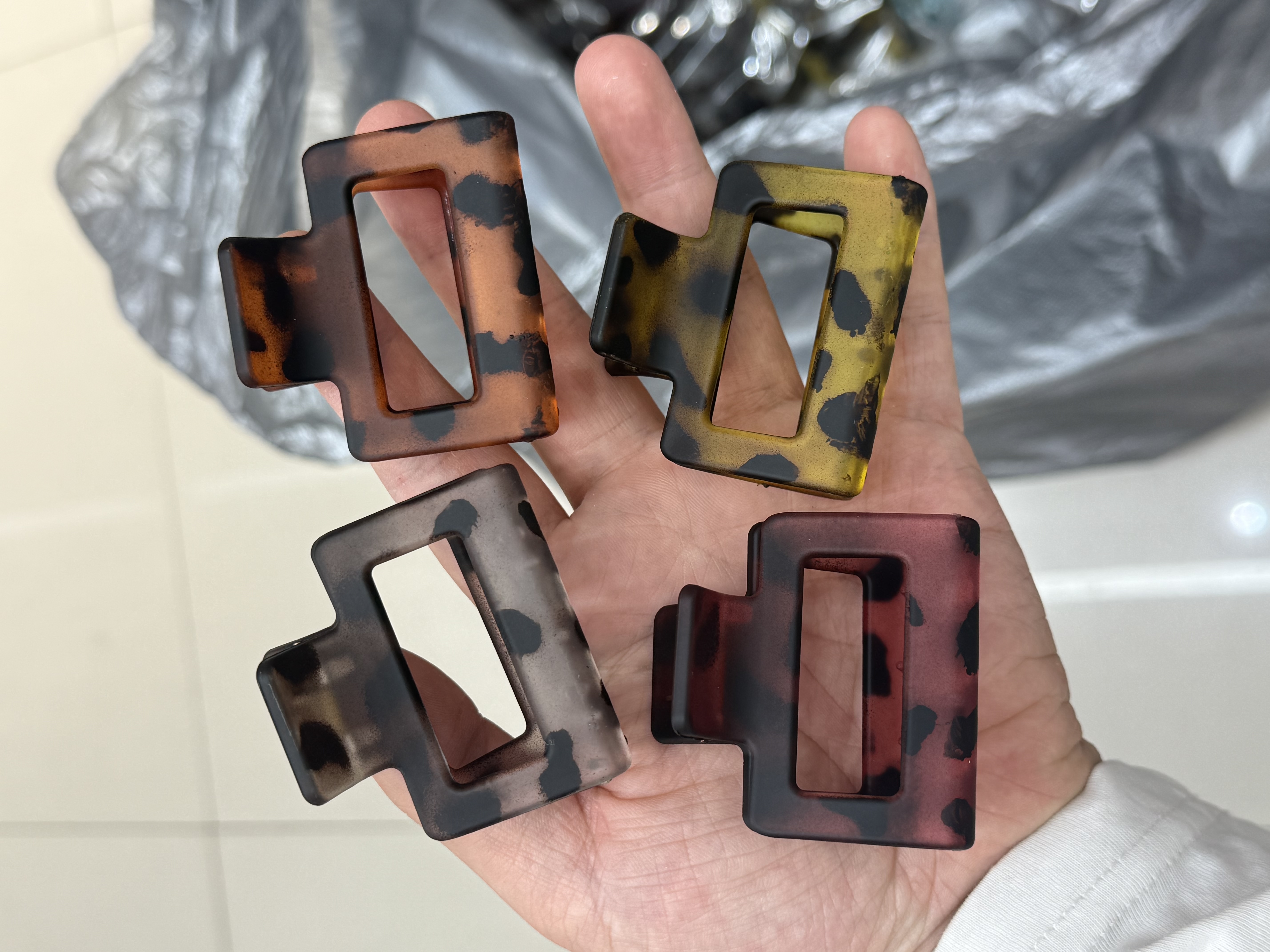 亚克力抓夹发卡发饰可爱造型防滑发夹发夹