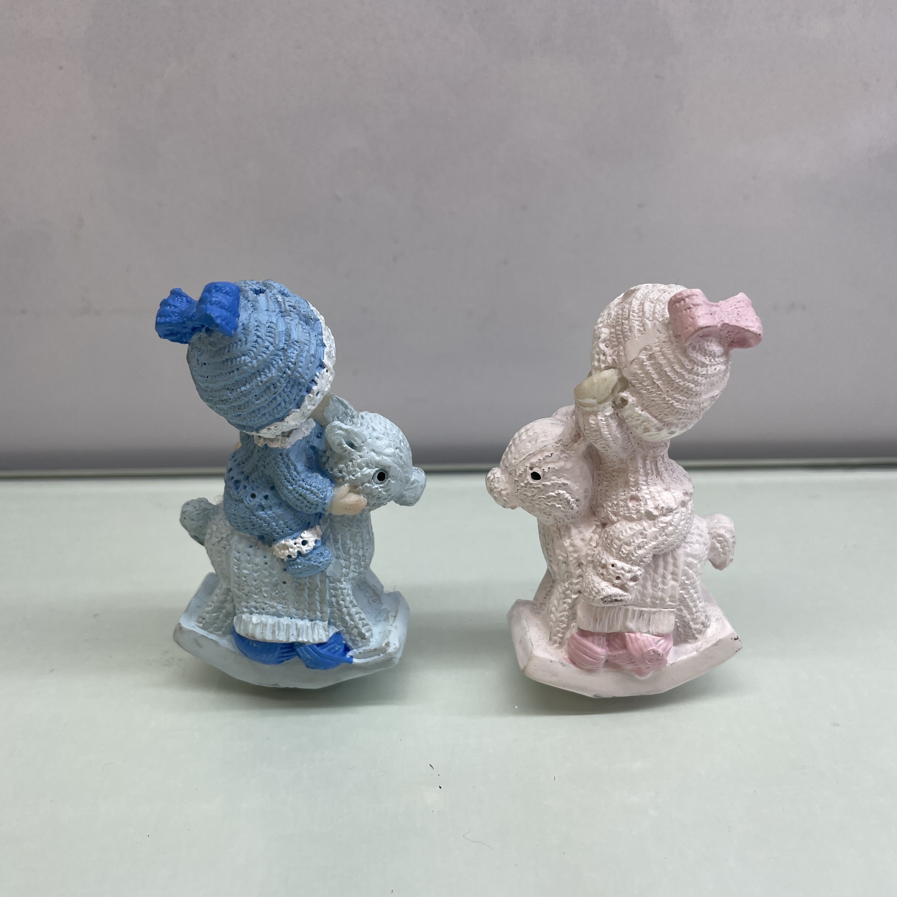 树脂工艺品婴儿宝宝模型家居桌面摆件白底实物图