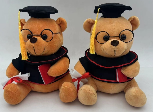 博士熊潮玩毛绒玩具潮流玩具可爱玩偶 plush 15cm潮流玩具毛绒玩具