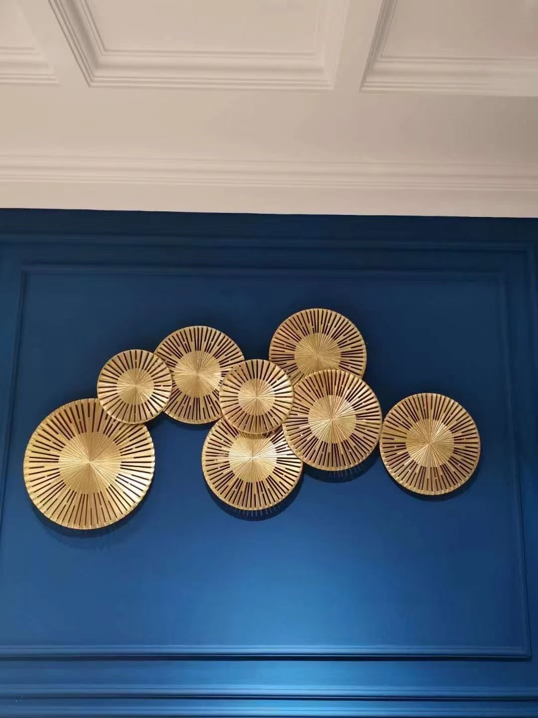 木雕画装饰画毛线钩针