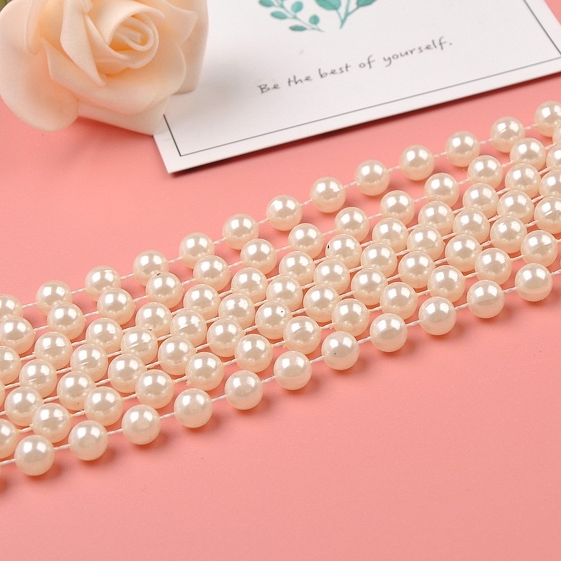 10mm round connected pearl Christmas decorations, wedding decorations, DIY handcrafted beaded accessories, beads Item Picture