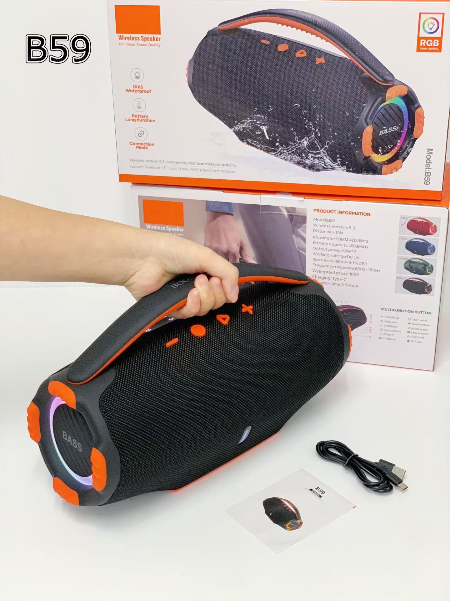 B59- Bluetooth Speaker detail image 2