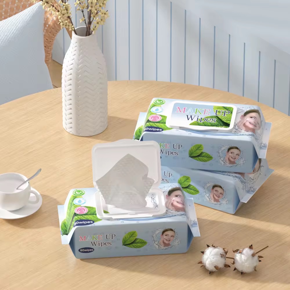 Makeup remover wipes 50pcs 工厂定制卸妆湿巾