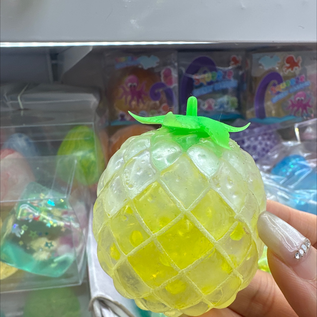 菠萝水果解压玩具（珠子）