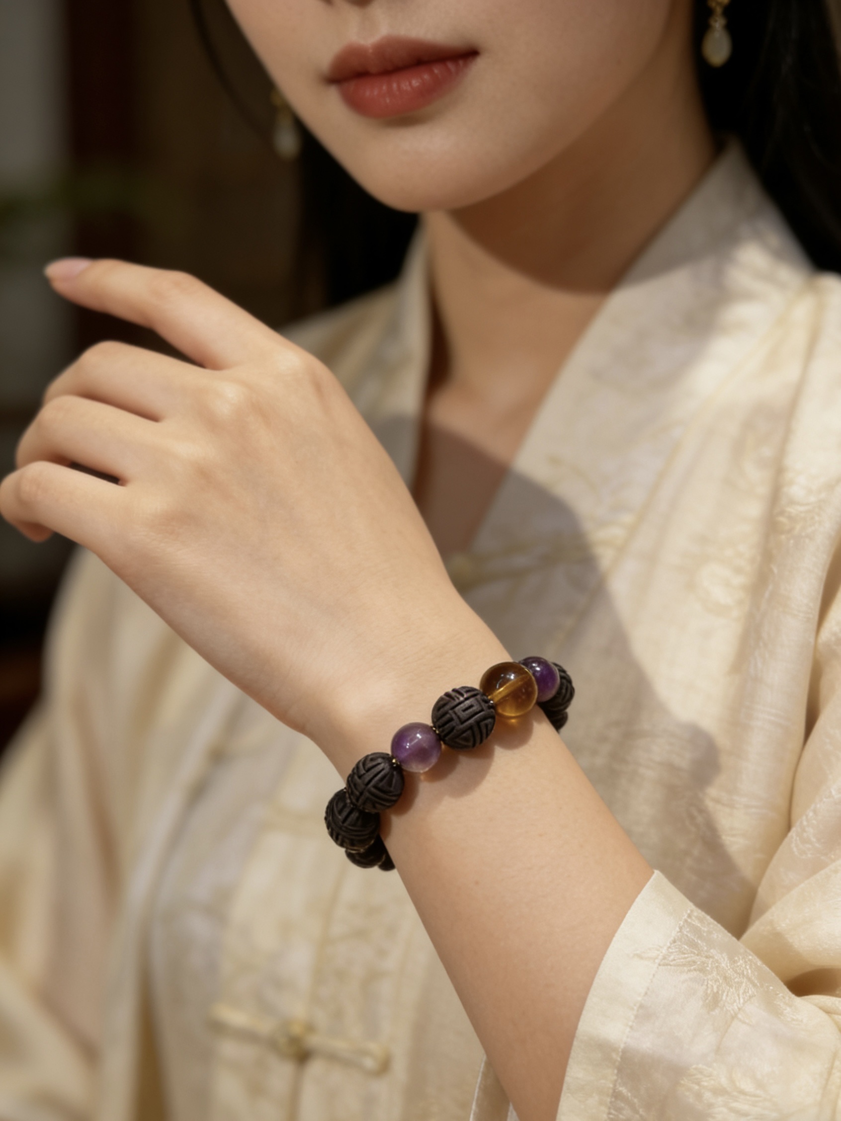 合香珠设计款纯手工DIY饰品配件饰品手工