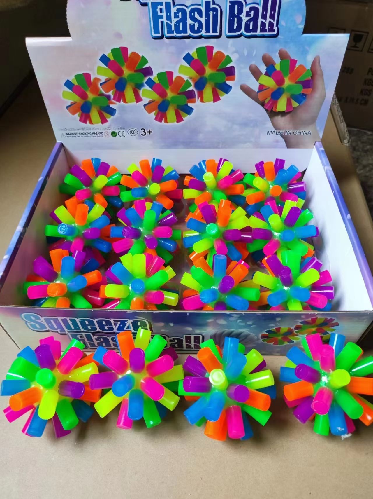 发光按摩球夜市摆摊地摊发光玩具