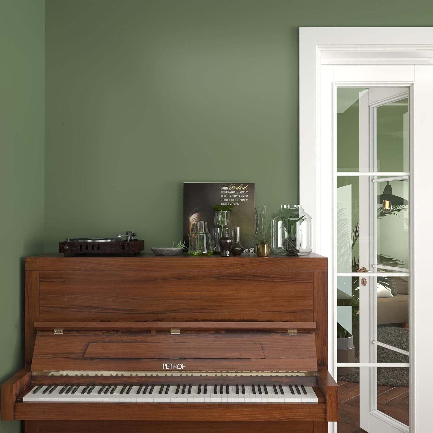 Amazon TEMU grass green peel-to-stick wallpaper - vinyl contact adhesive waterproof and mold-proof Specification image