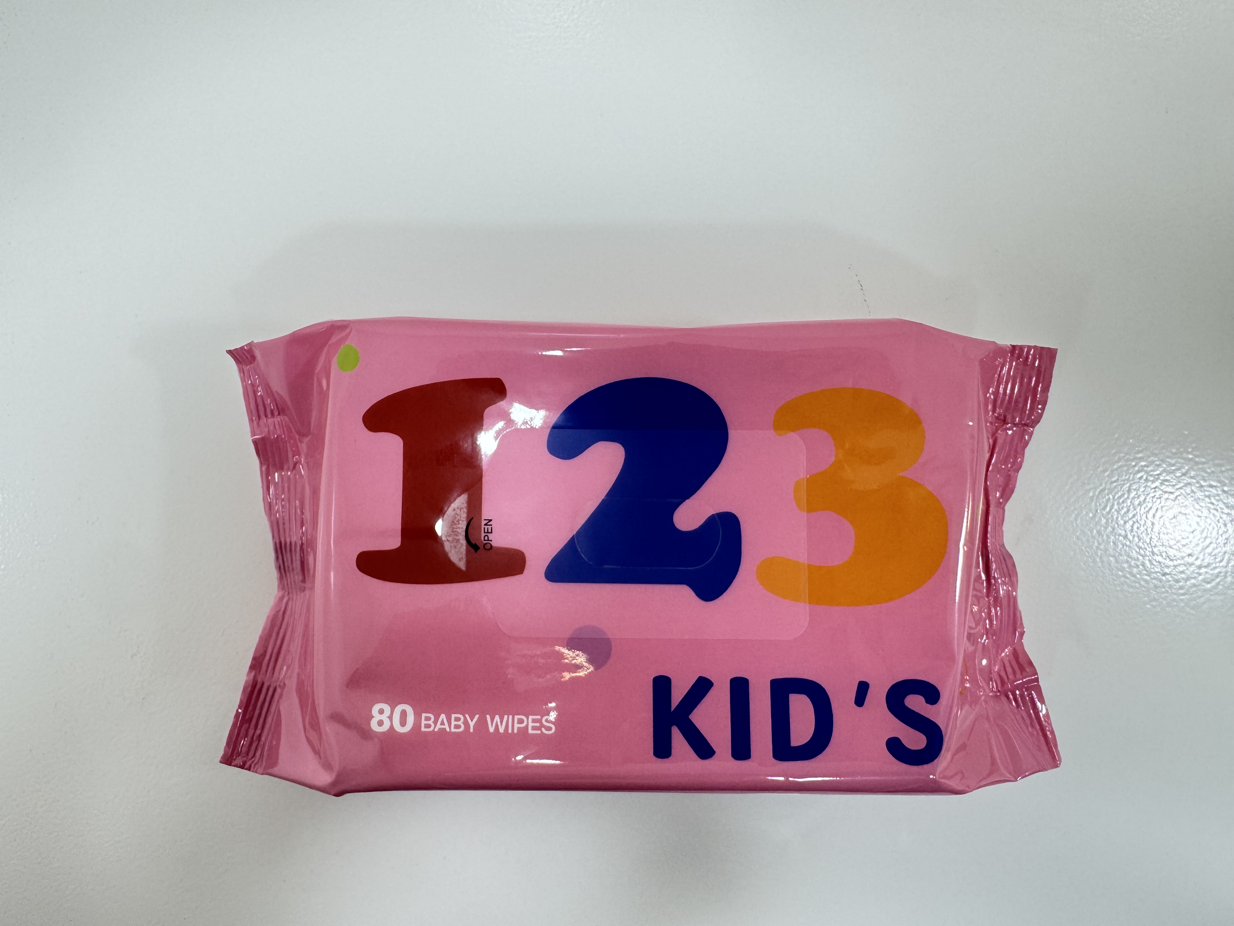 粉色 50PCS 婴儿湿巾，可定制图案。Pink Baby Wipes, 50 Pieces湿巾婴儿湿纸巾产品图