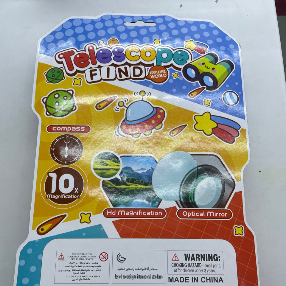 望远镜，吸卡望远镜，带印刷望远镜，6倍产品图