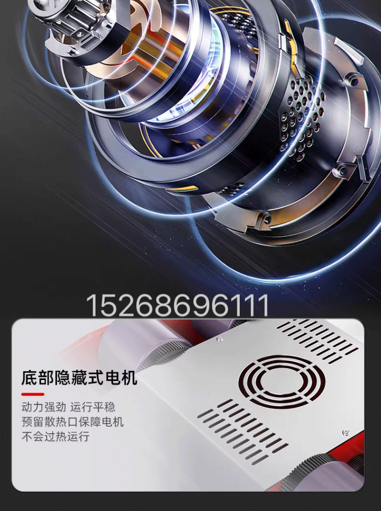 Electric tank truck for lifting and handling, rubber steel wheel heavy object shifter, remote control electric tank truck for lifting and handling detail image 8