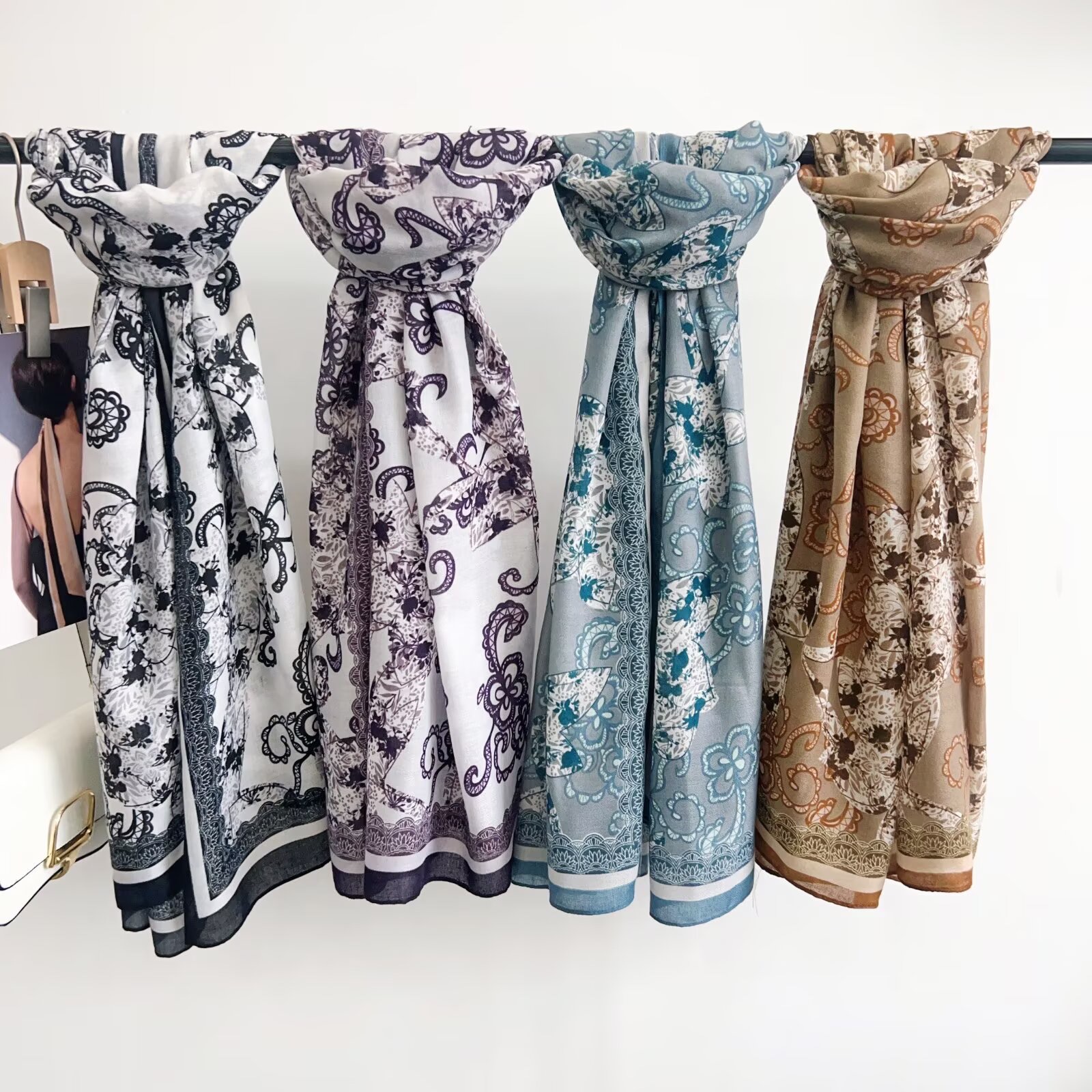 New hot sale Hot New style Linen long Scarf Cotton Linen Scarf 85*180cm 137g Need more new styles ask me for pictures Application Scenario