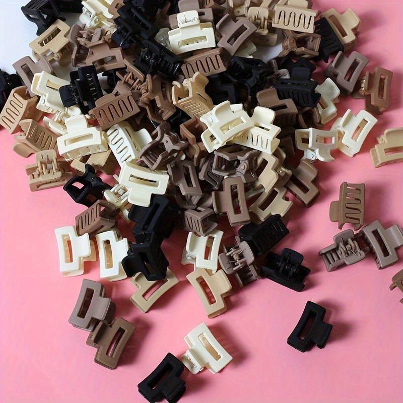 Princess bangs clip, milk tea square hair clip, side small grab clip, matte matte small small broken hair grab clip, side hair clip, hair clip, hair accessory, hair clip grab clip, acrylic children's hair clip, acrylic children's hair clip, acrylic children's hair clip